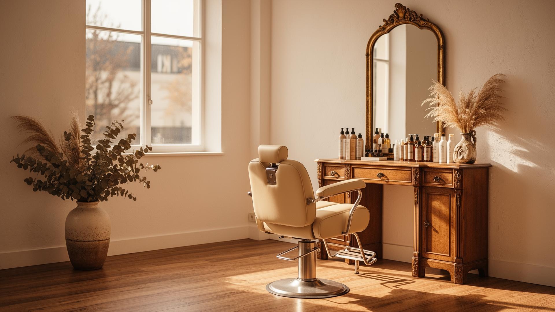 Blick in das Kamm in Haarstudio in Eltville-Rauenthal